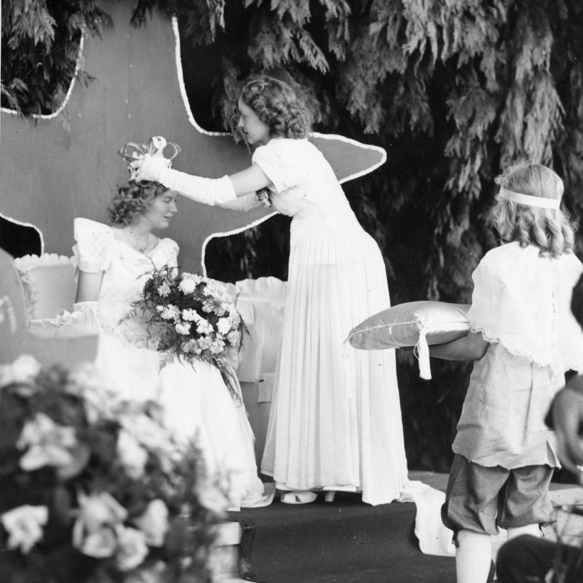  Crowning of the Salmon Queen, 1947. Photo: City of Richmond Archives
