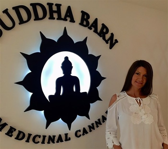  Jessika Villano, owner of the Buddha Barn Medicinal Society, is pictured in Vancouver on Friday, May 18, 2018. Jessika Villano sells a potent array of dried cannabis, oils, salves and even bud-infused bath bombs at Buddha Barn Medicinal Society - all grown and processed by small-scale British Columbia producers. Villano doesn't want that to change when marijuana is legalized later this year, and she's among the proponents of local craft cannabis who are pushing the federal and provincial governments to ensure its survival. THE CANADIAN PRESS/HO - Buddha Barn Medicinal Society