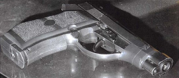  A plastic BB gun was seized from a suspect shot by police in Burnaby on March 20, 2015.