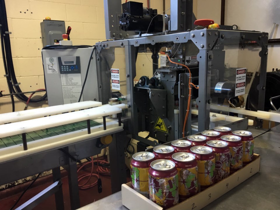  The canning machine at Bomber Brewing Photo Melissa Shaw