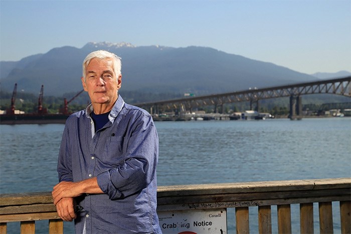  George Orr, a North Vancouver journalist and documentarian, is preparing to debut his film on the Ironworkers Memorial Second Narrows Crossing, including never-before-seen footage of the construction on the eve of the collapse. photo KEVIN HILL, North Shore News