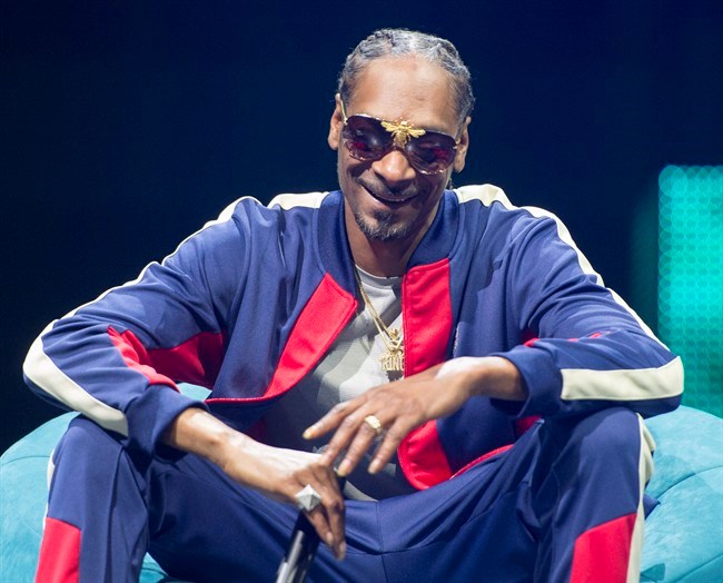  Rapper Snoop Dogg speaks at the C2 business conference in Montreal on Friday, May 25, 2018. THE CANADIAN PRESS/Ryan Remiorz