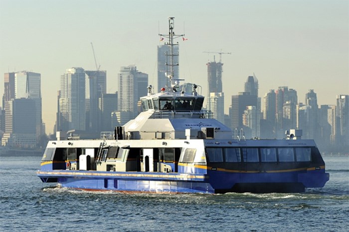  The SeaBus departs North Vancouver. Photo: North Shore News / Cindy Goodman