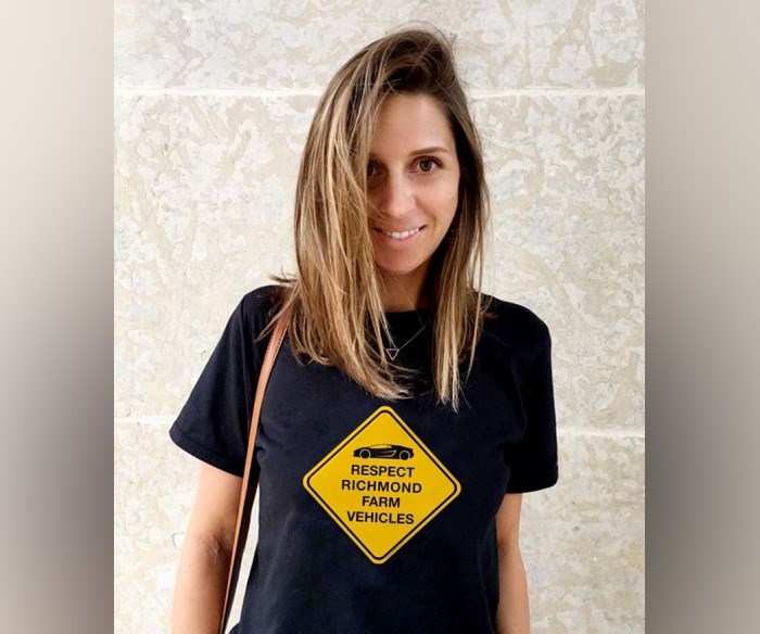  Kasia Jay models Creative Apparatus' latest t-shirt