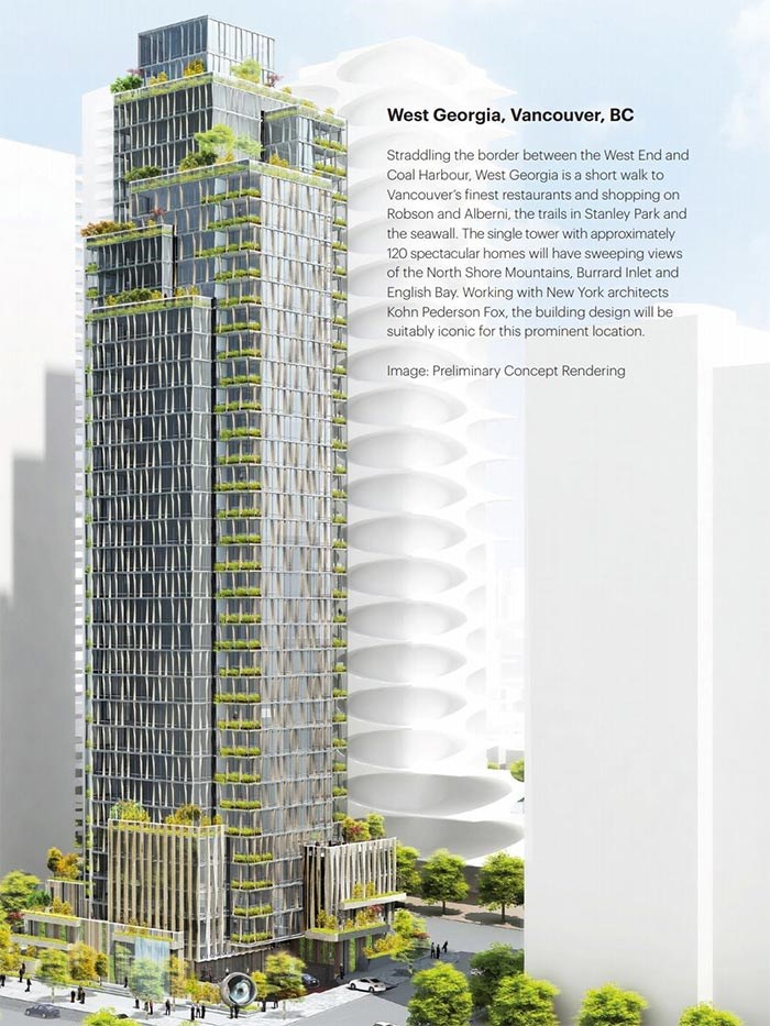  The proposed tower at West Georgia and Bidwell Streets by Anthem Properties. Image: Anthem Properties
