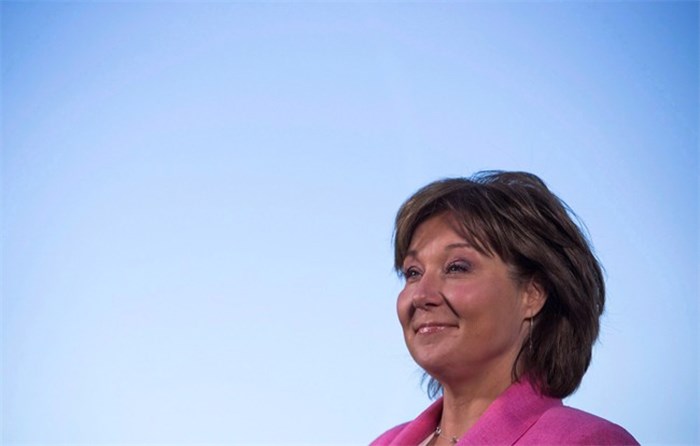  Former B.C. premier Christy Clark speaks to media for the first time since announcing she will be stepping down as B.C. Liberal leader and MLA in Vancouver, B.C., on Monday July 31, 2017. Bennett Jones says former British Columbia premier Christy Clark is joining the law firm as a senior advisor in their Vancouver office. THE CANADIAN PRESS/Ben Nelms