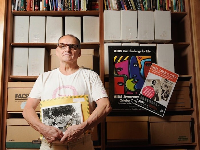  Ron Dutton started the BC Gay and Lesbian Archives in 1976. He recently donated his entire collection to the City of Vancouver Archives. Photo Dan Toulgoet