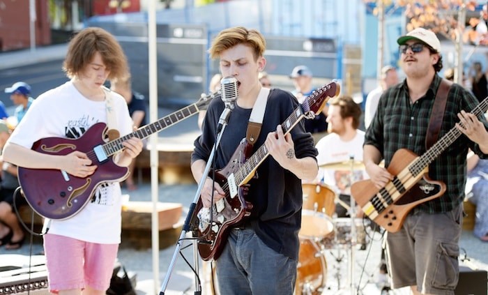  Entertainers at a Fridays on Front event last summer. The Friday night events are back again for four evenings in July, starting July 6. (Photograph By RECORD FILES)