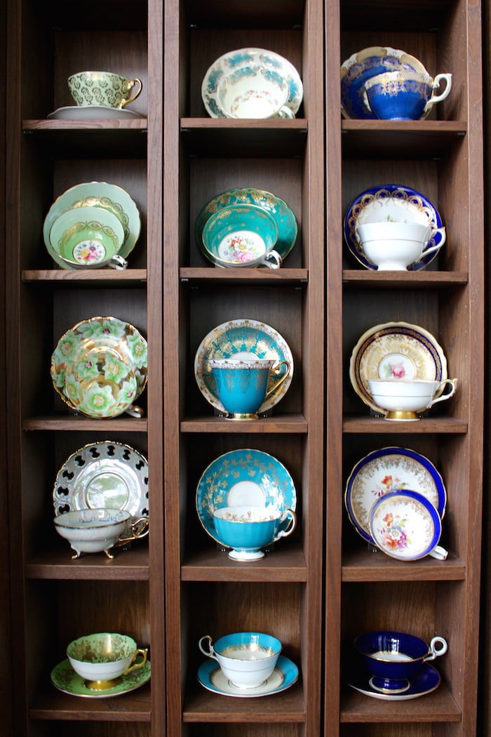  Just a fraction of owner Cathy Lai's own vintage tea cup collection (Lindsay William-Ross/Vancouver Is Awesome)