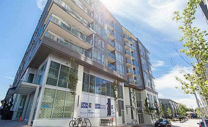  In this East Vancouver building, a one-bed unit that was formerly a cocaine and fentanyl packaging house is listed for sale at $419,000 as of June 8, 2018. Listing agent: Carlo Melo