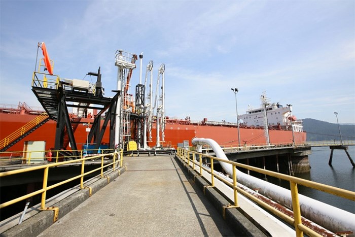  Trans Mountain's Westridge marine terminal.