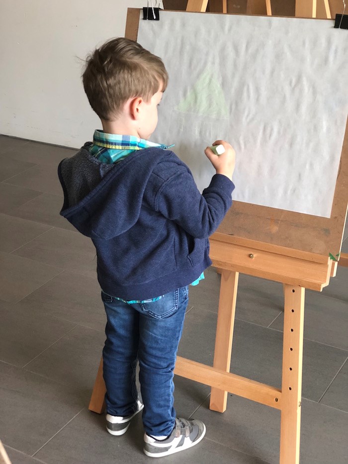  On Sundays, kids can try their hand at creating some art at the Audain (Lindsay William-Ross/Vancouver Is Awesome)