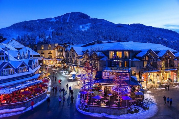  Crystal Lodge in Whistler Village as seen during the colder months (Photo courtesy Crystal Lodge)