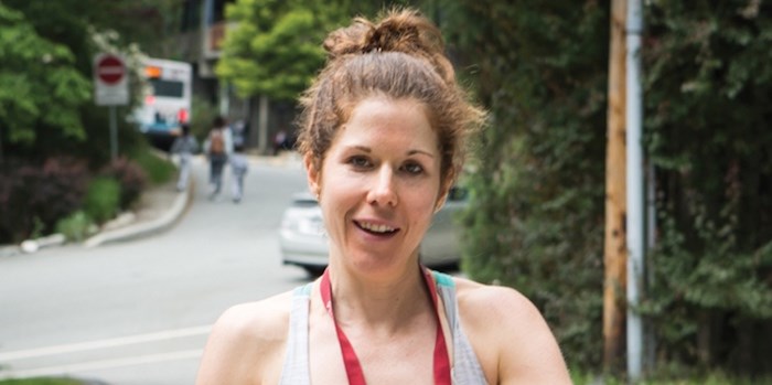  Brooke Spence gets set to head up the Grind again on June 21. Spence set a new record, after tackling the gruelling hike 17 times in one day. (Photo courtesy Grouse Mountain)