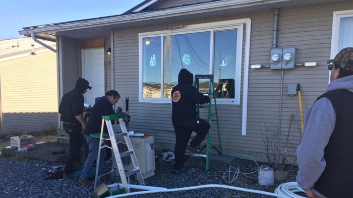  The Heiltsuk used the heat pump installation project to train members in their installation and maintenance. | Submitted