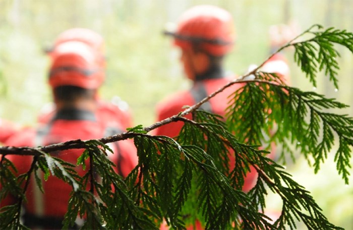  Rescue crews in the field. file photo Mike Wakefield, North Shore News