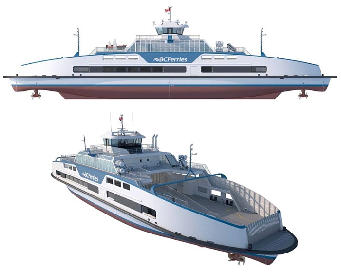  An artist's rendering of new smaller vessel.