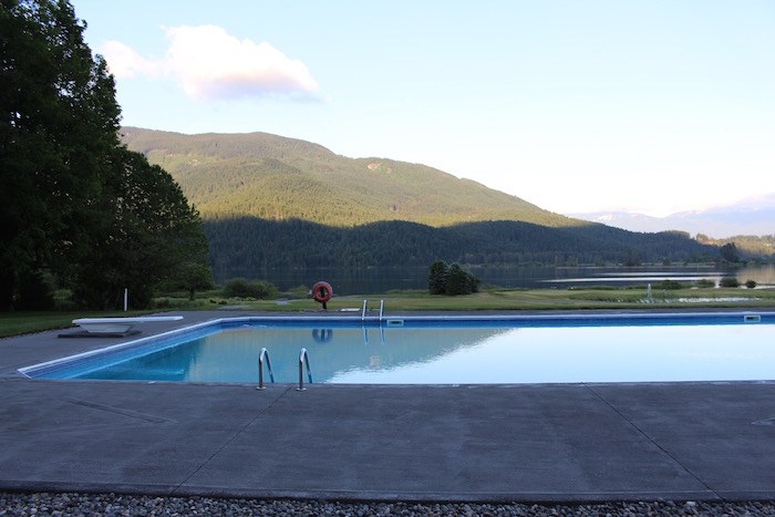  The pool at Rowena's. The day I visited, a movie was just finishing up their shoot (Lindsay William-Ross/Vancouver Is Awesome)