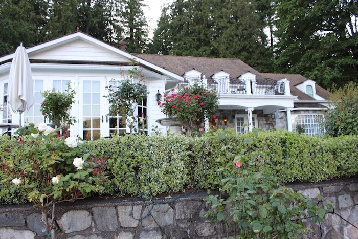  The main house at Rowena's. It's used for it's beautiful sitting rooms, as well as set up for dinner scenes in the TV movies (Lindsay William-Ross/Vancouver Is Awesome)