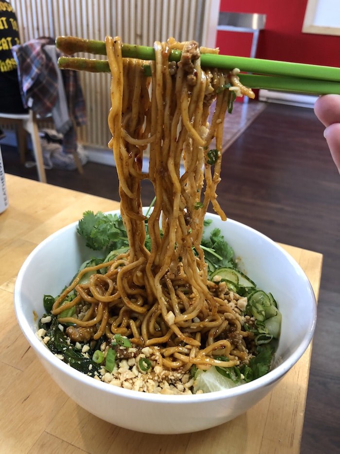 Dan Dan Noodles at Sea Monster (Lindsay William-Ross/Vancouver Is Awesome)
