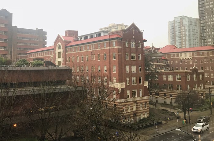  St Paul's Hospital in downtown Vancouver. Photo Shutterstock