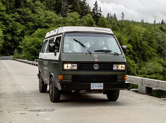  This rental van was stolen. Photo supplied