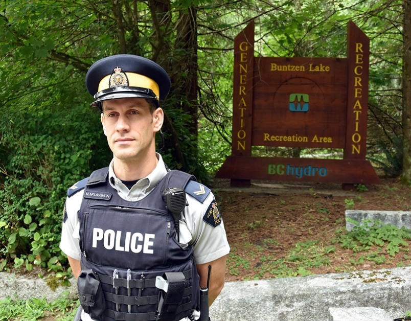  Coquitlam RCMP Cpl. Michael McLaughlin Photograph By GARY MCKENNA