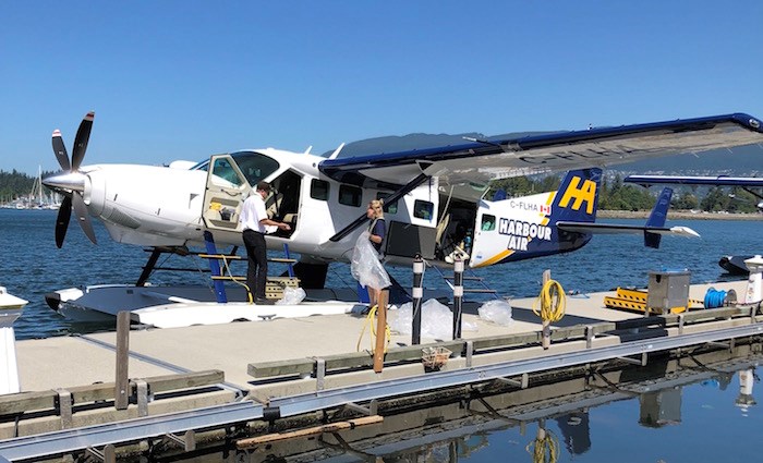  Harbour Air is testing out prototypes of electric-powered seaplanes, but their traditional fleet is still serving their passengers, like the one seen here that connects Tofino and downtown Vancouver. File photo by Lindsay William-Ross/Vancouver Is Awesome