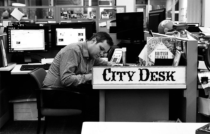  Justin McElroy at CBC Vancouver. Photo 