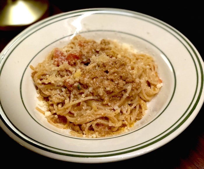  Half portion of spaghetti and meat sauce (Lindsay William-Ross/Vancouver Is Awesome)