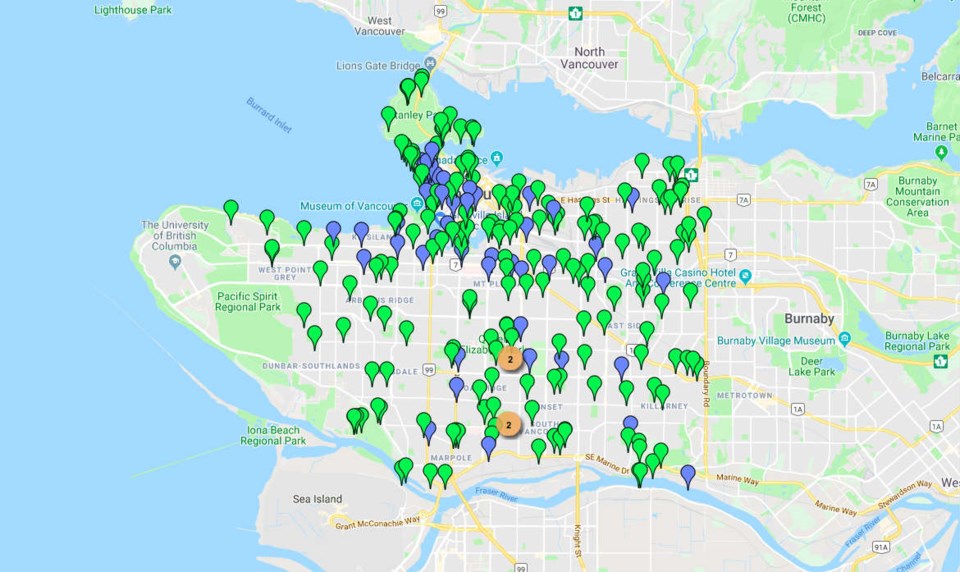 Photo City of Vancouver map
