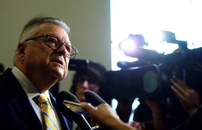  Public Safety and Emergency Preparedness Minister Ralph Goodale arrives to appear as a witness at a House of Commons standing committee on immigration in Ottawa on Tuesday, July 24, 2018. THE CANADIAN PRESS/Sean Kilpatrick