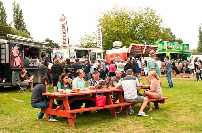  Enjoying the food at a previous year's event (Burnaby Now file photo)