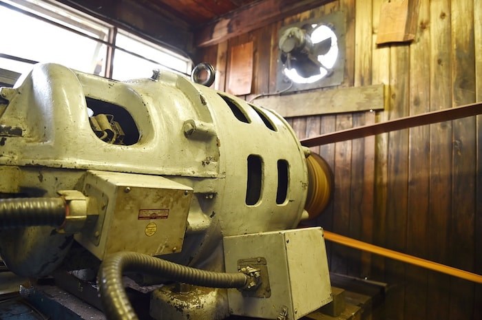  Playland's Wooden Coaster is marking its 60th anniversary this summer. This 1923 electric Westinghouse motor still powers the ride. Photo Dan Toulgoet