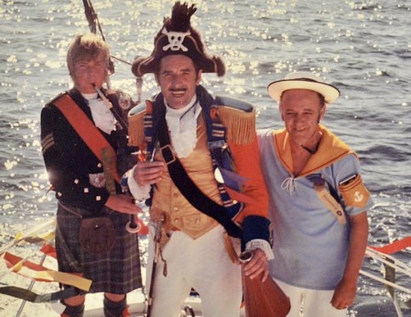  Former Nanaimo mayor Frank Ney was the race’s biggest ambassador and was known to don a pirate suit not just for bathtub race festivities but throughout the year.