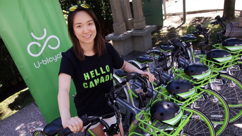  U-bicycle CFO Angel Fu said the City of Vancouver would not grant her company a licence | Rob Kruyt
