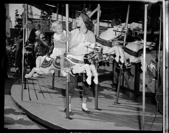  The Carousel at Playland in the 1950s (Vancouver public Library)