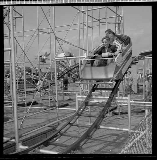  Roller coaster at Playland, 1960 (Vancouver Public Library)