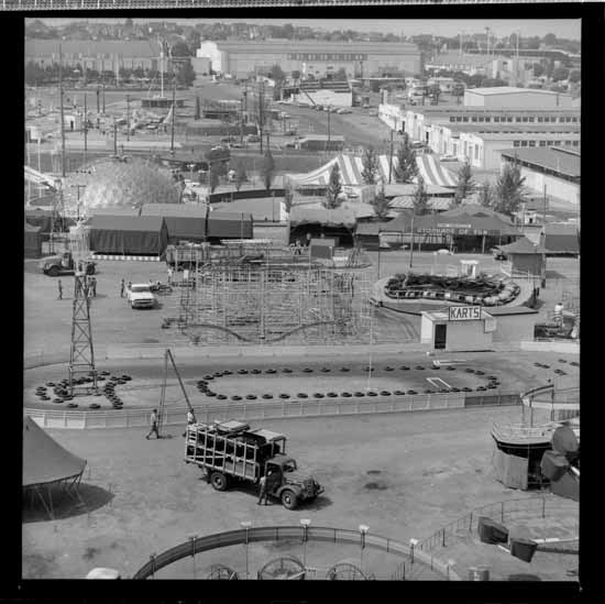  PNE and Playland grounds, 1960 (Vancouver Public Library)