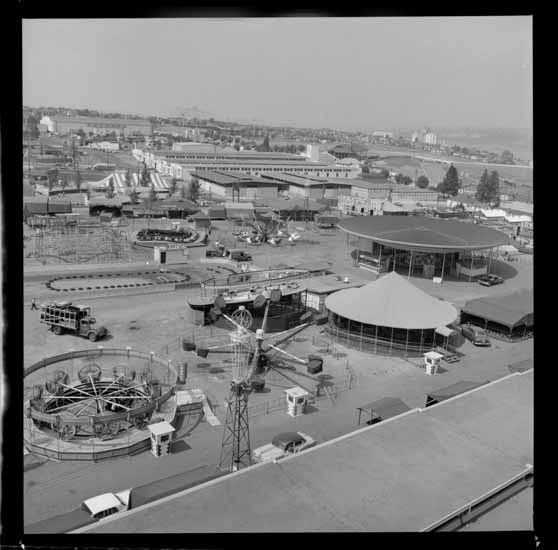  PNE and Playland grounds, 1961 (Vancouver Public Library)