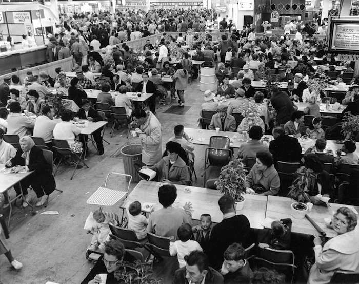  Crowds inside the Pure Foods building, 1965 (Vancouver Archives)