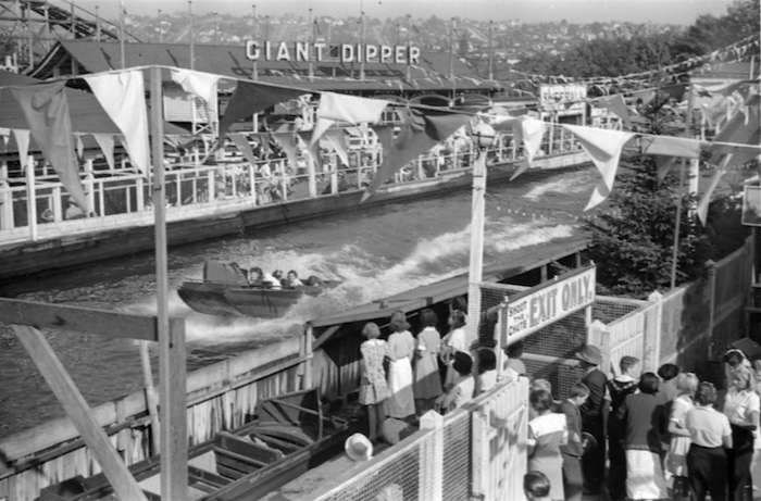  Chute the Chutes ride, 1936 (Vancouver Archives)