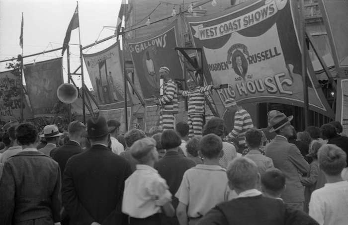  Sideshow, 1936 (Vancouver Archives)