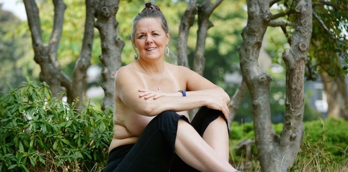  Denise Belisle is the organizer of Sunday’s GoTopless Day walk in downtown Vancouver.