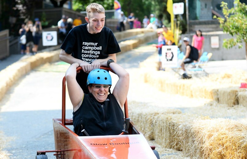  The Raycam Soapbox Derby was on a roll last Friday. The annual event supports and celebrates the eff