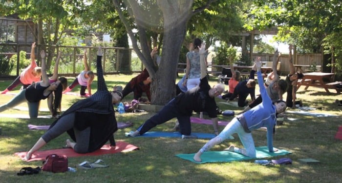  oga with raptors, led by gentle hatha yoga instructor Sylvia Smallman, is an opportunity to be in the great outdoors under the watchful eyes of some of OWL’s curious residents.