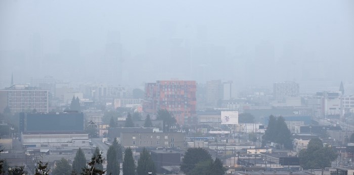  This photo was taken on the north end of Commercial Drive looking west towards downtown on Aug. 20.