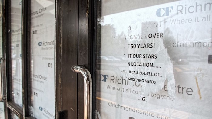  Cadillac Fairview bought out Sears Canada’s lease in 2015 but the space has since sat empty. Photo: Chung Chow