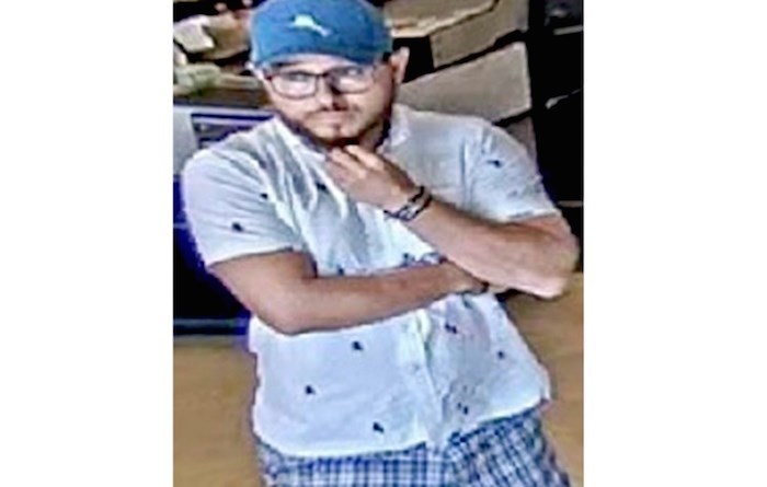  A suspect currently wanted in West Vancouver. Photo supplied