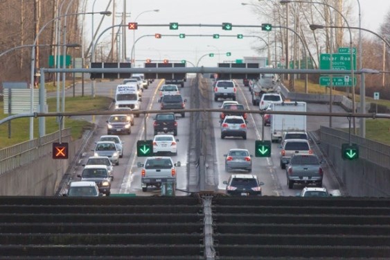  In addition to tunnel improvements including new lighting, the province will begin scoping work for improvements to the Steveston interchange to reduce congestion along the corridor, as well as improvements on the Delta side of the traffic network.. Photograph By Gord Goble